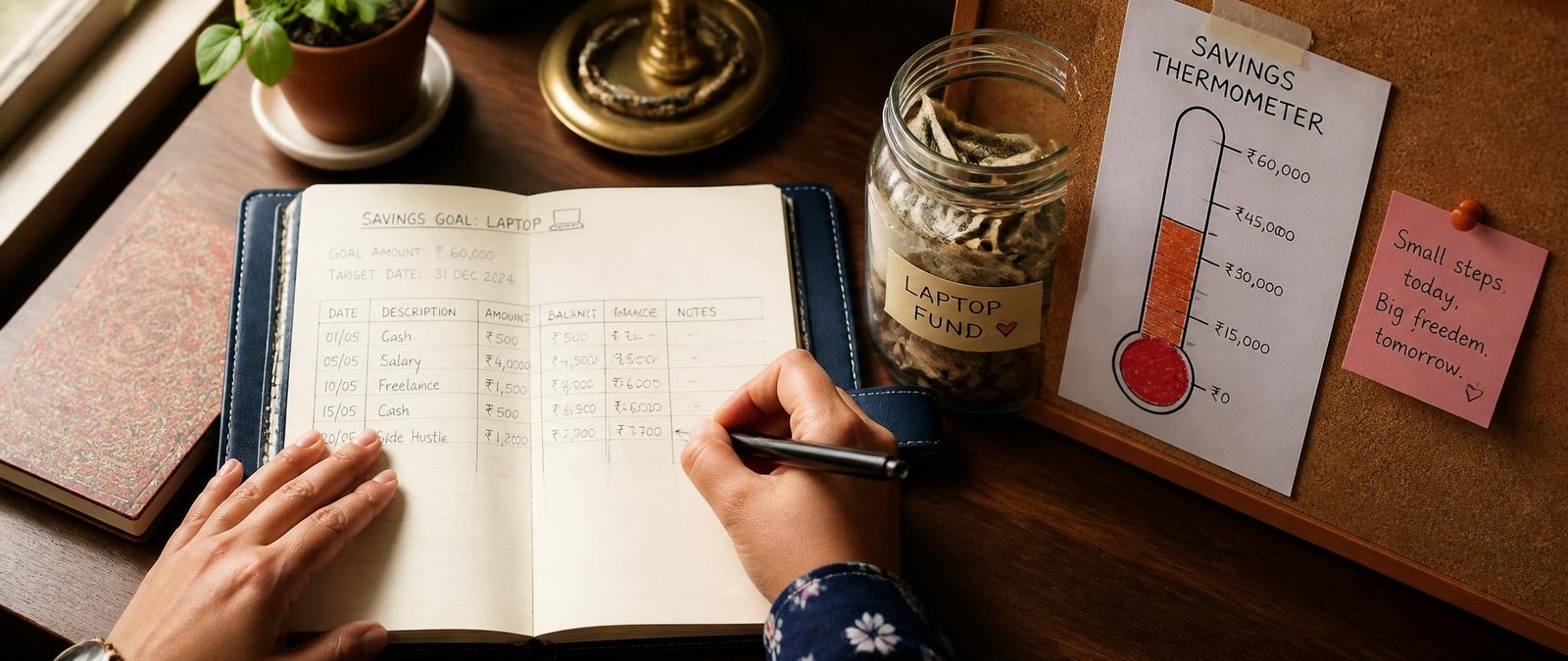 Best Way to Track Savings Goals Without an App